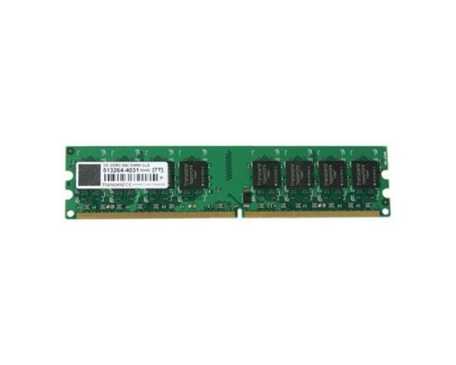 Модуль памяти Transcend 2GB U-DIMM DDR2, 800МГц, 2Rx8