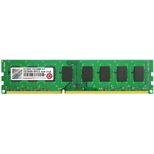 Модуль памяти Transcend 2GB U-DIMM DDR3, 1333МГц, 2Rx8, 1.5V