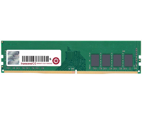 Модуль памяти Transcend 4GB U-DIMM DDR4, 2400 МГц, 1Rx8 512Mx8 CL17 1.2V
