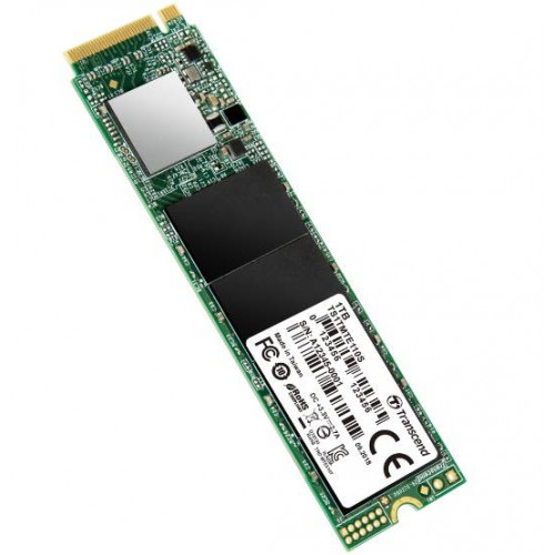 Твердотельный диск 1TB Transcend MTE110S, 3D TLC NAND, M.2 2280,PCIe Gen3x4, DRAM-less
