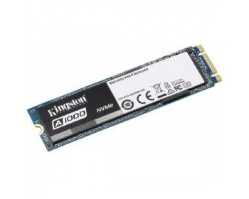 Твердотельный диск 240GB Kingston SSD A1000 PCI-E x2, M.2 2280 1500/800Mbs 3D NAND TLC Phison E8