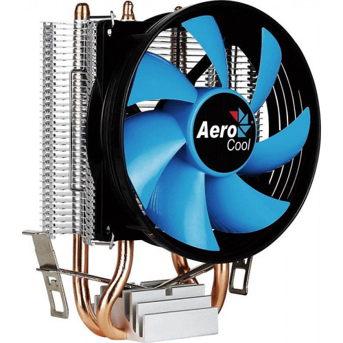 Кулер CPU Aerocool Verkho 2 (универсальный, 110W, 15-25 dB, 800-2000 rpm, 90мм, 4pin, медь+алюминий) RTL