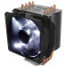 Кулер CPU Cooler Master Hyper H411R (универсальный, 95W, 29dB, 600-1200rpm, 92мм, 4pin, алюминий+медь, белая подсветка) RTL