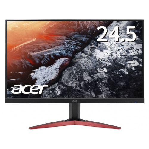 МОНИТОР 24.5" Acer Gaming KG251QFbmidpx Black (LED, Wide, 1920x1080, 144Hz, 1ms, 178°/178°, 400 cd/m, 100,000,000:1, +DVI, +DP, +HDMI, +MM, )