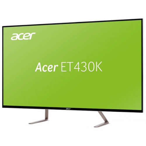 МОНИТОР 43" Acer ET430Kwmiippx White (IPS, LED, Wide, 3840x2160, 5ms, 178°/178°, 350 cd/m, 100,000,000:1, +2хDP, +2хHDMI, +MM)