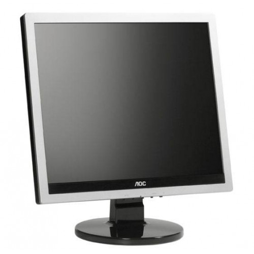 МОНИТОР 17" AOC E719SD Silver-Black (LED, LCD, 1280x1024, 5 ms, 170°/160°, 250 cd/m, 20M:1, +DVI)