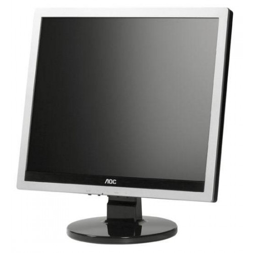 МОНИТОР 17" AOC E719SDA Silver-Black (LED, LCD, 1280x1024, 5 ms, 170°/160°, 250 cd/m, 20M:1, +DVI, +MM)