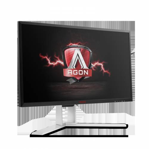 МОНИТОР 23.8" AOC AGON AG241QX Black-Red с поворотом экрана (LED, 2560x1440, 144Hz, 1 ms, 170°/160°, 350 cd/m, 50M:1, +DVI, +2xHDMI, +MHL, +DisplayPort, +4xUSB, +MM)