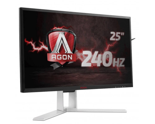 МОНИТОР 25" AOC AGON AG251FG Black-Red (LED, 1920x1080, 240Hz, 1 ms, 170°/160°, 400 cd/m, 50M:1, +HDMI, +DisplayPort, +4xUSB, +MM, NVIDIA G-SYNC, +регулировка по высоте)