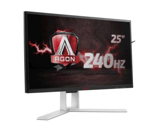МОНИТОР 25" AOC AGON AG251FZ Black-Red с поворотом экрана (LED, 1920x1080, 240Hz, 1 ms, 170°/160°, 400 cd/m, 50M:1, +DVI, +HDMI, +DisplayPort, +MM)