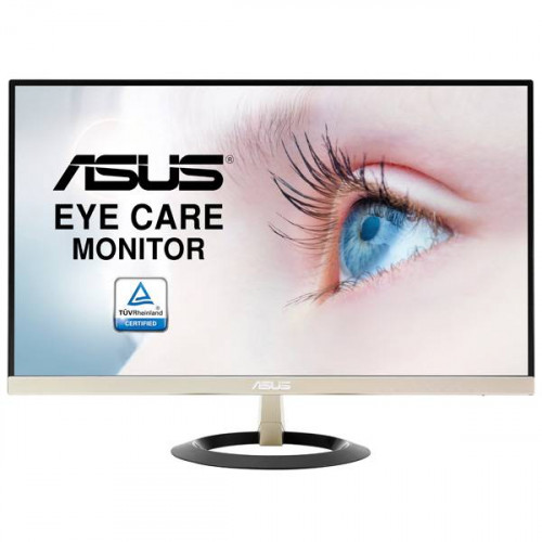 МОНИТОР 23" ASUS VZ239Q Black-Gold (IPS, LED, Wide, 1920x1080, 5ms, 178°/178°, 250 cd/m, 80,000,000:1, +DP, +НDMI, +MM, )