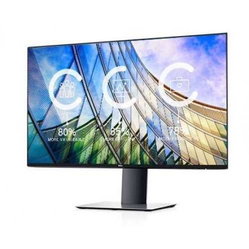 МОНИТОР 27" DELL U2719D Black-Silver с поворотом экрана (IPS, 2560x1440, 5 ms, 178°/178°, 350 cd/m, 1000:1, +HDMI 1.4, +2xDisplayPort 1.4, +5xUSB 3.0)
