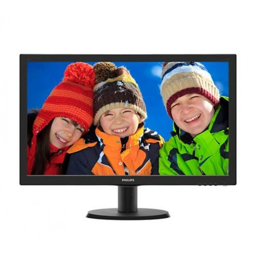 МОНИТОР 23.6" PHILIPS 243V5QHSBA/00(01) Black (MVA, LED, 1920x1080, 8 ms, 178°/178°, 250 cd/m, 10M:1, +DVI, +HDMI)