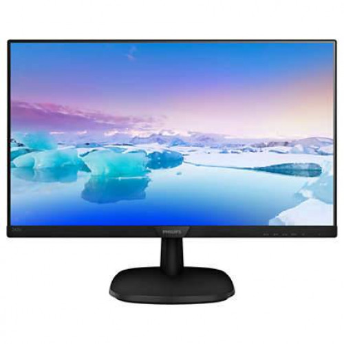 МОНИТОР 23.8" PHILIPS 243V7QJABF/00 Black (IPS, LED, 1920x1080, 5 ms, 178°/178°, 250 cd/m, 10M:1, +HDMI, +DisplayPort, +MM)