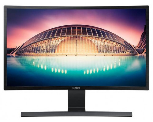 МОНИТОР 27" Samsung S27E500C Black (VA LCD, LED, 1920x1080,4 ms, 178°/178°, 250 cd/m, 3000:1, +HDMI)