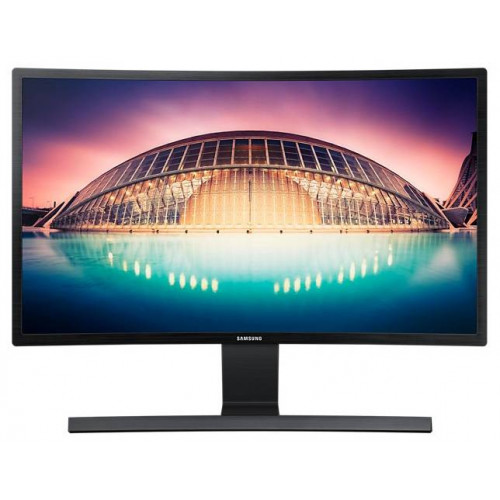 МОНИТОР 27" Samsung S27E500C Black (VA LCD, LED, 1920x1080,4 ms, 178°/178°, 250 cd/m, 3000:1, +HDMI)