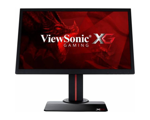 МОНИТОР 24" Viewsonic Gaming XG2402 Black-Red с поворотом экрана (LED, 1920x1080, 144Hz, 1 ms, 170°/160°, 350 cd/m, 120M:1, +2xHDMI, +DisplayPort, +2xUSB, +MM)