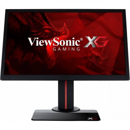 МОНИТОР 24" Viewsonic Gaming XG2402 Black-Red с поворотом экрана (LED, 1920x1080, 144Hz, 1 ms, 170°/160°, 350 cd/m, 120M:1, +2xHDMI, +DisplayPort, +2xUSB, +MM)