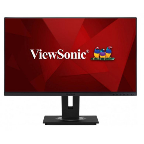 МОНИТОР 27" Viewsonic VG2755-2K Black с поворотом экрана (IPS, 2560x1440, 5 ms, 178°/178°, 350 cd/m, 80M:1, +HDMI, +DisplayPort, +3xUSB A, +USB B, USB Type-C, +MM)
