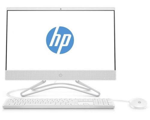 Моноблок HP 200 G3 21.5" 1920x1080, Intel Pentium J5005 1.5GHz, 4Gb, 500Gb, привода нет, клавиатура + мышь, WiFi, BT, Cam, DOS, белый
