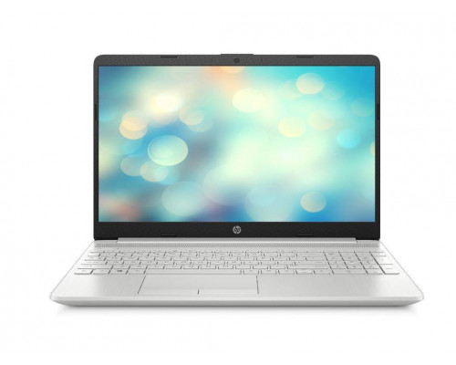 Ноутбук HP15 15-dw0004ur 15.6" FHD, Intel Core i3-8145U, 4Gb, 128Gb SSD, no ODD, Win10, серебристый