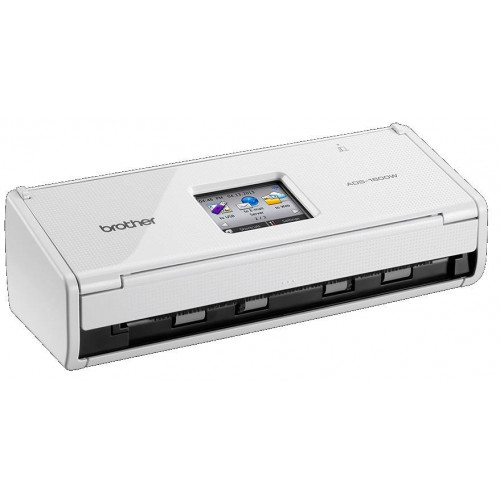 Сканер Brother ADS-1600W, A4, 18 стр/мин, 256 МБ, 600 dpi, цветной, дуплекс, сенсорный экран, WiFi