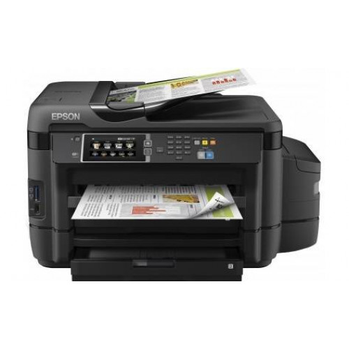 Фабрика Печати Epson L1455, А3+, 4 цв., копир/принтер/сканер/факс, лоток 500л, ADF, Duplex, Ethernet, USB, WiFi, Wireless PictBridge