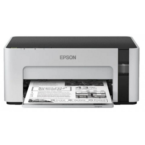 Принтер Epson M1100 (формат А4, максимальное разрешение 1440 x 720 точек на дюйм, скорость печати А4 32 стр./мин., объём лотка для бумаги 150 л., объём лотка для отпечатков 30 л., интерфейс USB 2.0.)