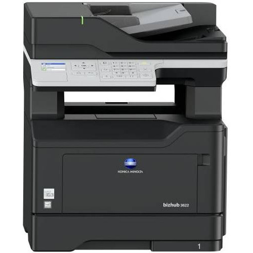 МФУ Konica-Minolta bizhub 3622 монохромное, А4, 36 стр/м, дуп, автоп, сеть,1024Мб, 50000 стр./мес, тонер 2,5K