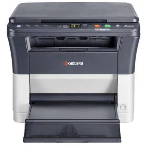 Лазерный копир-принтер-сканер Kyocera FS-1020MFP (А4, 20 ppm, 1200dpi, 25-400%, 64Mb, USB, цв. сканер, крышка, пуск. комплект) продажа только с доп. тонером TK-1110