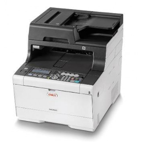 МФУ OKI MC563DN цветное; А4,30/30 стр/мин (цвет/моно),1200 dpi,дуплекc,сеть, Wi-Fi, факс 33.6мбит/с USB 2.0.,автопод