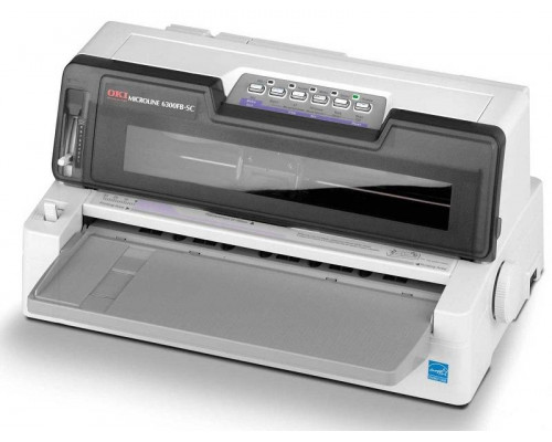 Принтер матричный OKI ML6300FB-SC: 24-х игольчатый, 106 колонок, скорость печати до 450 зн./сек., прямая