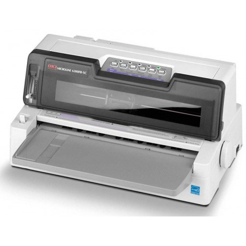 Принтер матричный OKI ML6300FB-SC: 24-х игольчатый, 106 колонок, скорость печати до 450 зн./сек., прямая