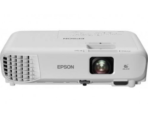 Проектор Epson EB-S05 (LCD, SVGA 800x600, 3200Lm, 15000:1, HDMI, USB, 1x2W speaker, lamp 10000hrs, WHITE, 2.4kg)
