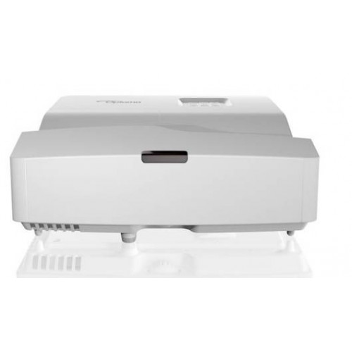 Проектор Optoma HD31UST (DLP, 1080p 1920x1080, 3400Lm, 28000:1, 2xHDMI, MHL, USB, LAN, 1x16W speaker, 3D Ready, lamp 15000hrs, ultra short-throw, White, 3.90kg)