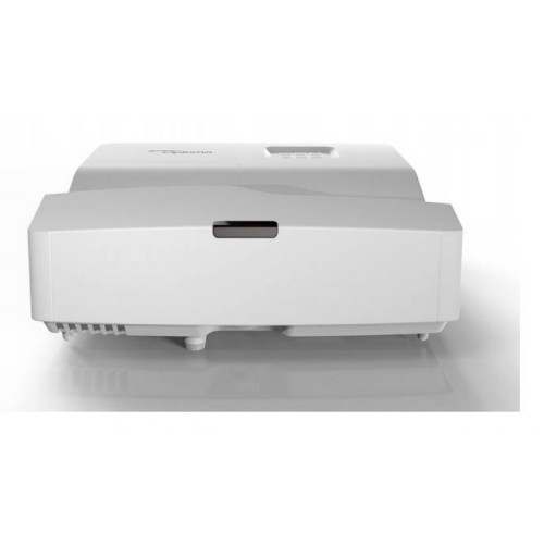 Проектор Optoma W330UST (DLP, WXGA 1280x800, 3600Lm, 20000:1, 2xHDMI, MHL, USB, LAN, 1x16W speaker, 3D Ready, lamp 15000hrs, ultra short-throw, White, 3.90kg)