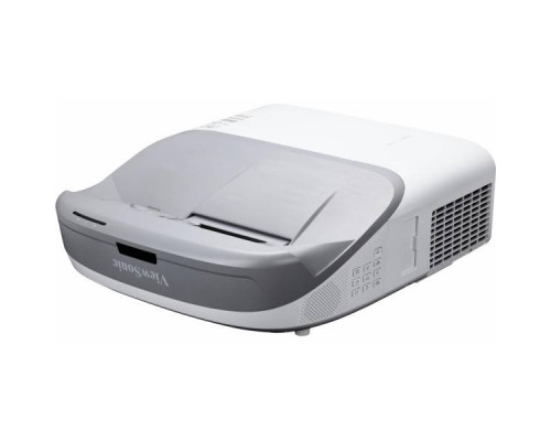 Проектор ViewSonic PS750HD (DLP, 1080p 1920x1080, 3300Lm, 10000:1, HDMI, MHL, LAN, 2x10W Cube speaker, lamp 7500hrs, interactive, ultra short-throw, White, 6.1kg)