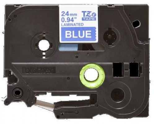 Наклейка ламинированная TZ-555 (24 мм бел/син)