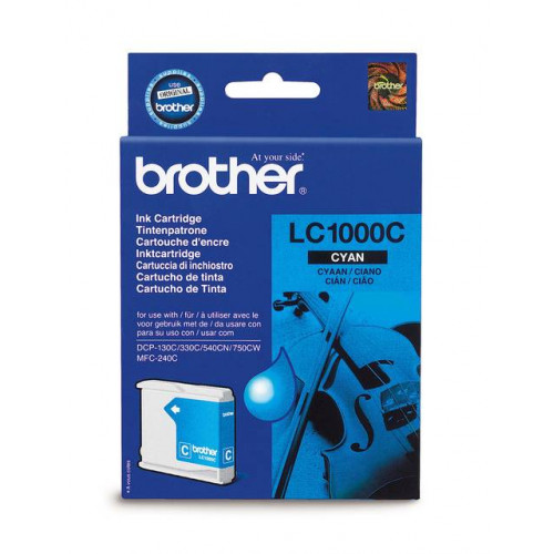 Картридж Brother LC1000C DCP130C/330С, MFC-240C/5460CN/885CW/DCP350 Cyan, 400 pages (5%)
