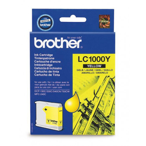 Картридж Brother LC1000Y DCP130C/330С, MFC-240C/5460CN/885CW/DCP350 Yellow, 400 pages (5%)