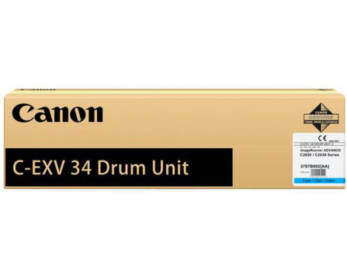 Барабан CANON С-EXV34 C голубой
