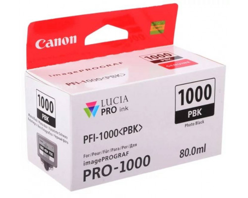 Картридж CANON PFI-1000 PBK фото-черный