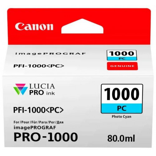 Картридж CANON PFI-1000 PC фото-голубой