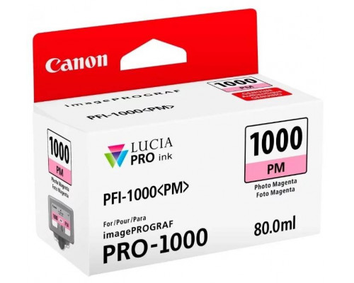 Картридж CANON PFI-1000 PM фото-пурпурный