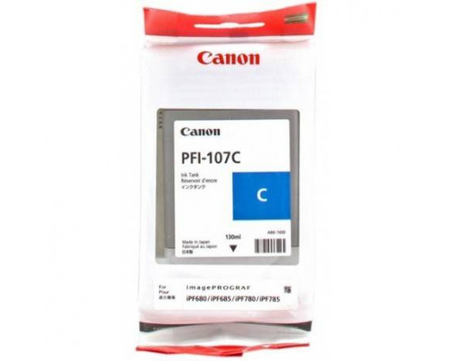 Картридж CANON PFI-107 C голубой