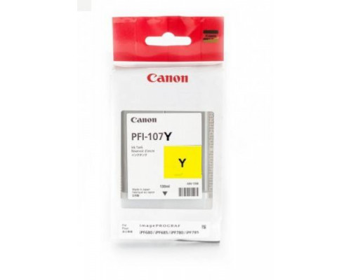 Картридж CANON PFI-107 Y желтый