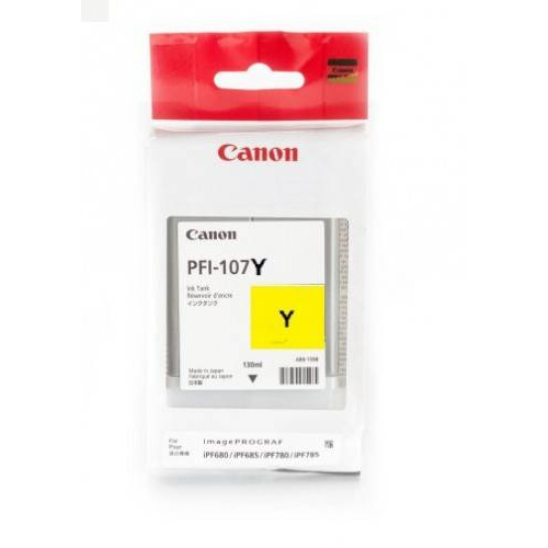 Картридж CANON PFI-107 Y желтый