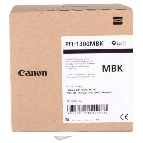 Картридж CANON PFI-1300 MBK матовый черный