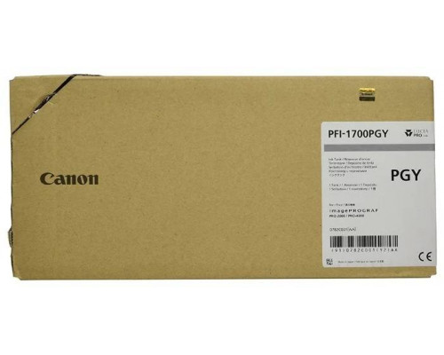 Картридж CANON PFI-1700 PGY фото-серый