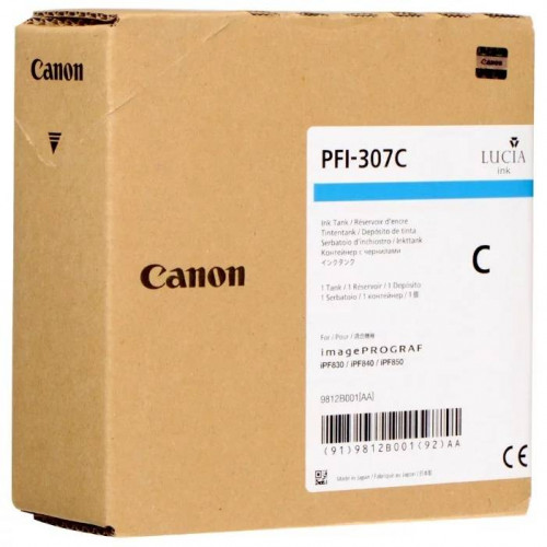 Картридж CANON PFI-307 C голубой